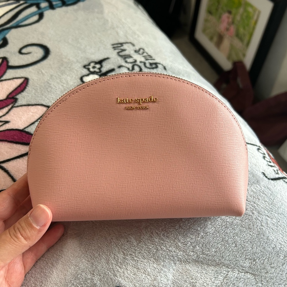 Kate Spade Pink Cosmetic Bag